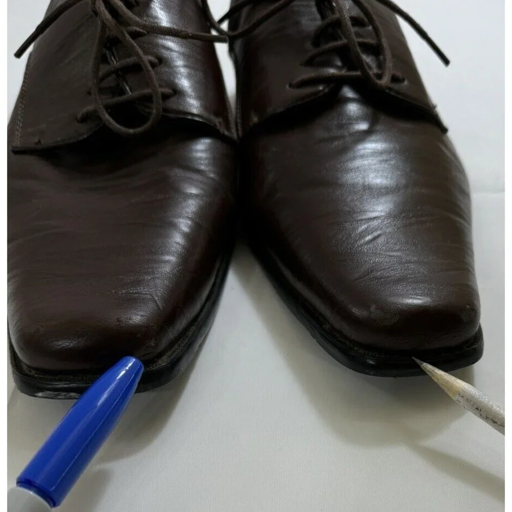 MEN'S DREAM SEEK DRESS SHOE OXFORD DR301 BROWN SIZE‎ 10 LACE UP